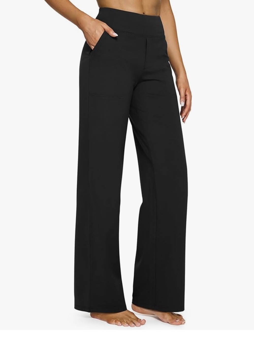 Yoga stretch wide leg pant size small inseam 31” like new condition